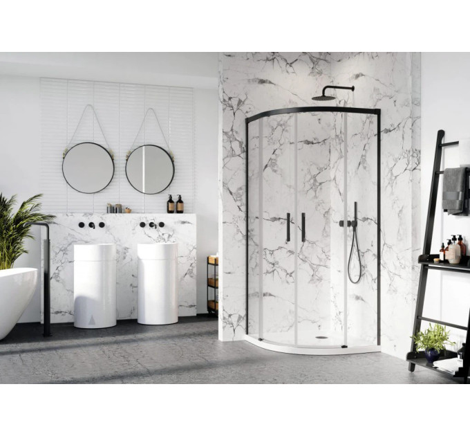 Комплект бокових стінок Idea Black PDD 80L80R, RADAWAY