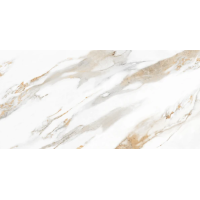 Плитка керамогранітна Calacatta Gold Сірий POL 1200x2400x8 Intercerama