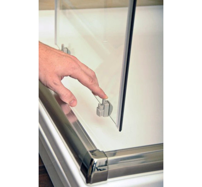 Душова кабіна напівкругла BLCP4-90 SABINA Transparent, (3B270C40Z1) RAVAK