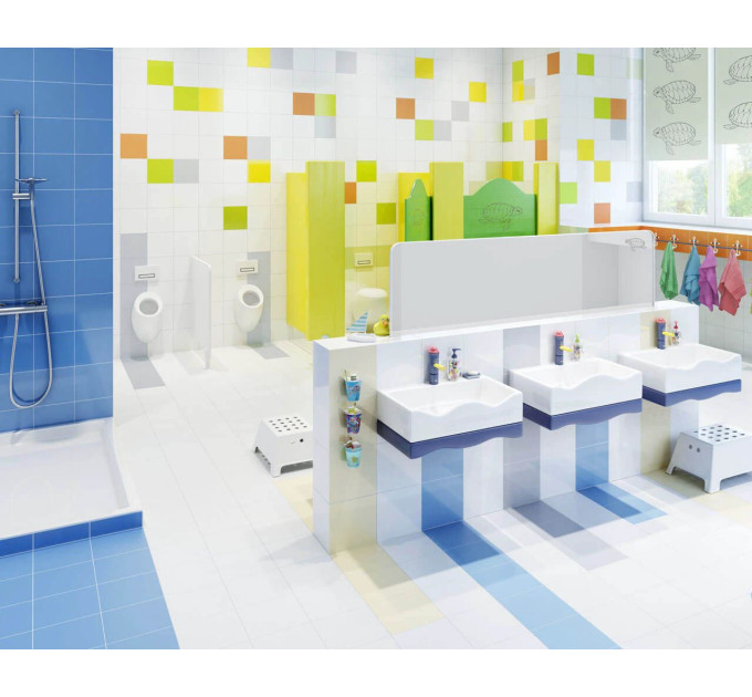 Плитка підлогова Gammo Білий SZKL STR 19,8x19,8 код 2595 Ceramika Paradyz