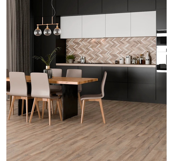 Плитка керамогранітна Frenchwood Brown 185598x8 Cersanit