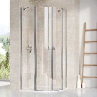 Душова кабіна напівкругла CHROME CSKK4-90 Transparent, (3Q170C00Z1) RAVAK