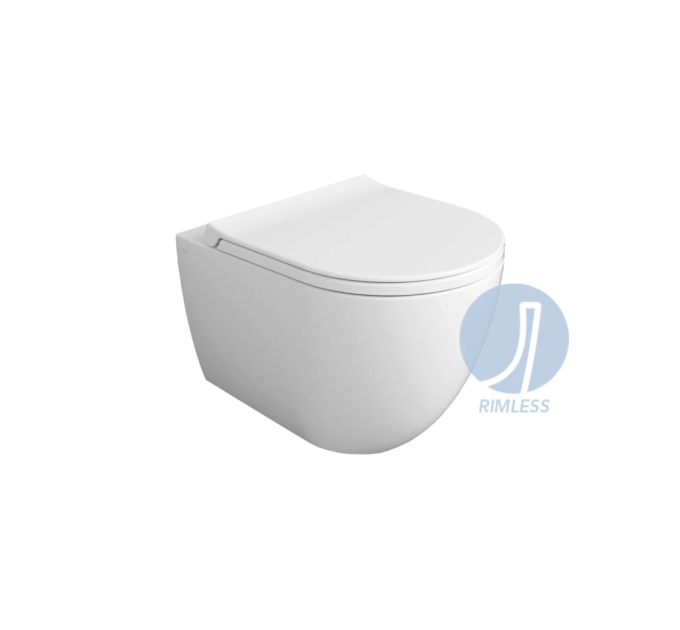 Унітаз підвісний Vignoni XS Rimless VI28-F85 Glossy White SIMAS