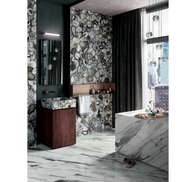 Плитка керамогранітна WA 10 Agata Black LUC SQ 1200x2780x6 Mirage