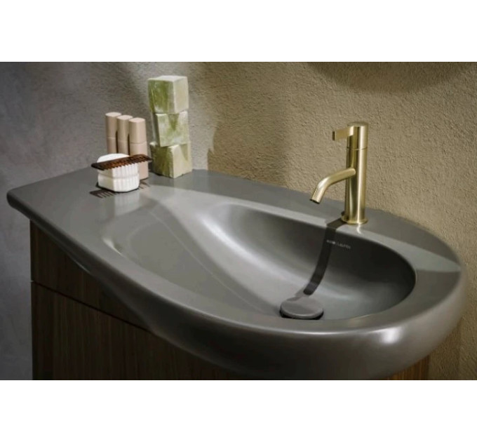 Змішувач для умивальника Kartell H3113310901001 PVD Inox LAUFEN