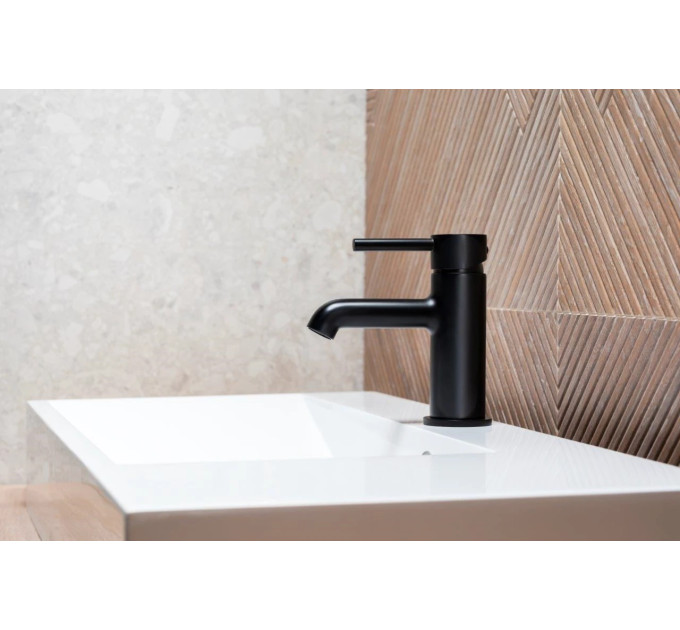 3мішувач для умивальника MOZA BLACK 5032-815-81 KFA ARMATURA