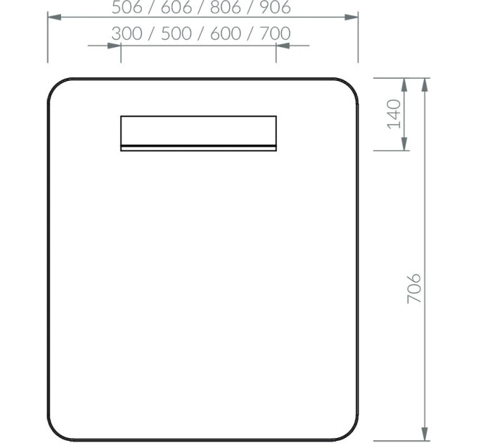 Дзеркало Strip I 700 RAVAK