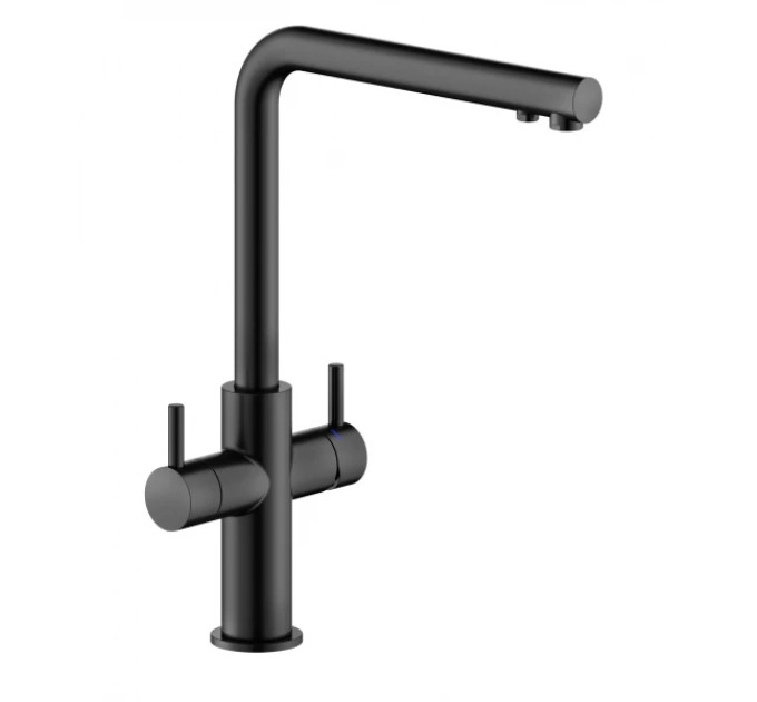 Змішувач для кухні з функцією фільтрації води Velvet Black AQ93823-3VBM Nobili