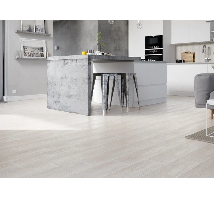 Плитка керамогранітна Finwood White 185x598x8 Cersanit