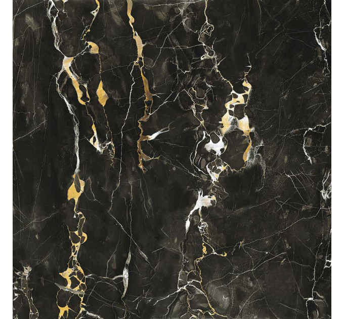 Плитка керамогранітна Jewels Black Gold Luc JW 11 POL 600х600x9 Mirage