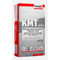 Розчин для кладки та затирки клінкерної цегли з трасом Sopro KMT Extra 285 світло-сірий (25 кг)
