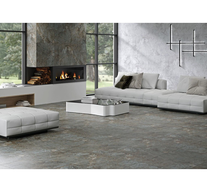 Плитка керамогранітна Marcello Light Grey RECT 598x598x8 Cersanit