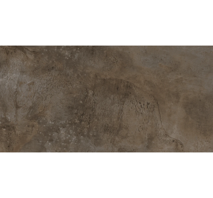 Плитка керамогранітна Iron Темно-коричневий LAP 600x1200x8 Intercerama