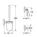 Набір аксесуарів 3 в 1 Essentials (40407001), Grohe