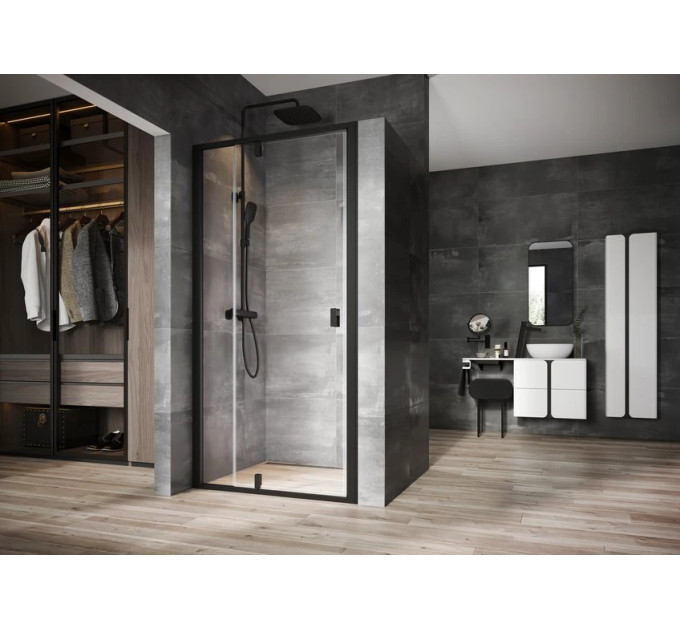 Душові двері NDOP2 110 Transparent Black RAVAK