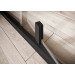 Душові двері NDOP2 110 Transparent Black RAVAK