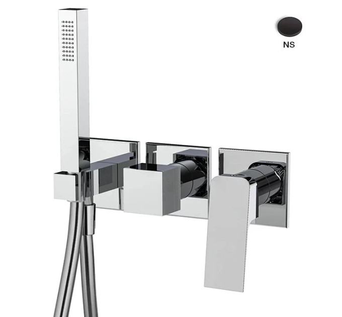Змішувач для душу Fit Black matt F3399X8NS-F3400 Fima