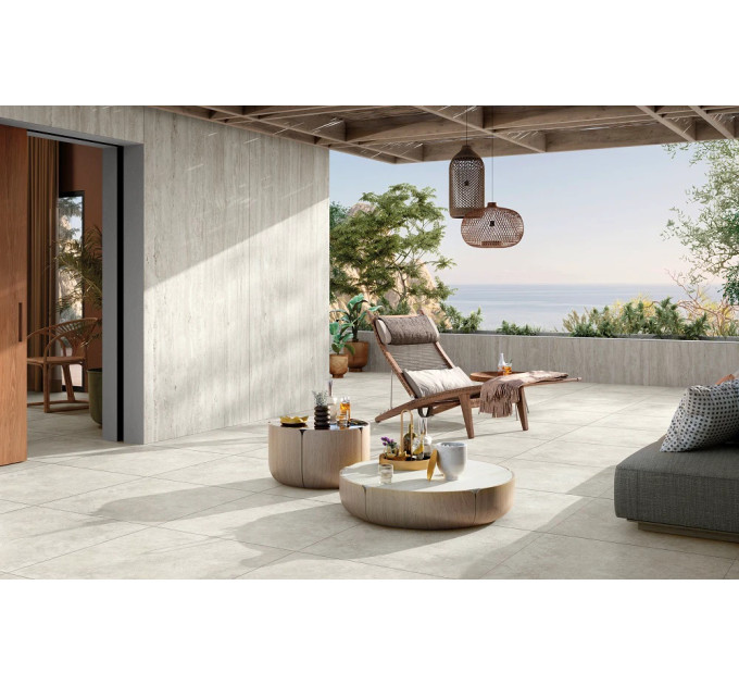 Плитка керамогранітна EY 10 Travertino Pearly SP SQ 800x800x9 Mirage