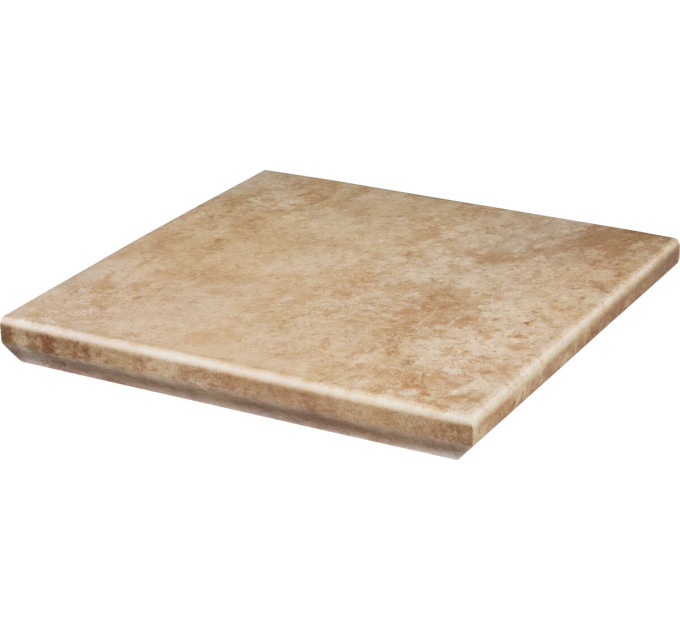 Сходинка з капіносом кутова Ilario Beige 33x33 код 1336 Ceramika Paradyz