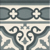 Плитка керамогранітна Cenefa Florentine Blue 200x200x9 Mainzu