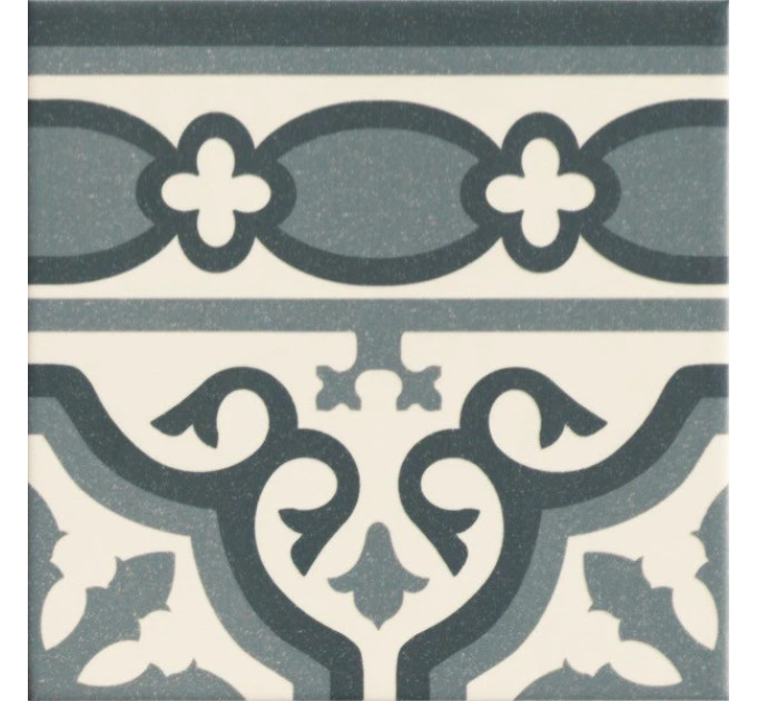 Плитка керамогранітна Cenefa Florentine Blue 200x200x9 Mainzu