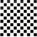 Мозаїка GM 4002 CC Black-White 300x300x4 Котто Кераміка