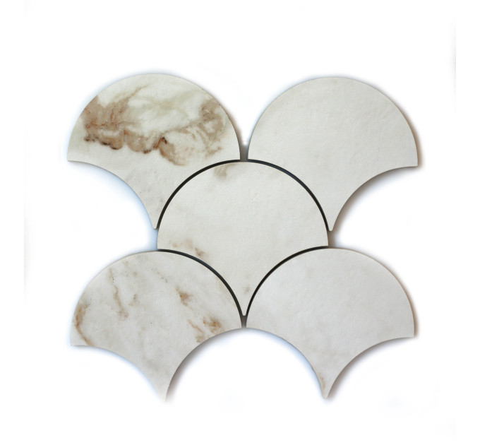Мозаїка Scales CM 3109 SC Calacatta Gold 136x147x10 Котто Кераміка