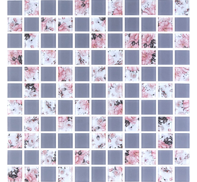 Мозаїка GMP 0825009 С2 Print 8-Grey W MATT 300300x8 Котто Кераміка