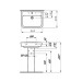 Умивальник Laufen PRO 650 мм H8189530001041 LAUFEN