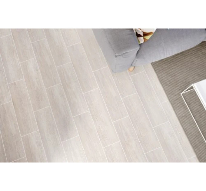 Плитка керамогранітна Finwood White 185x598x8 Cersanit