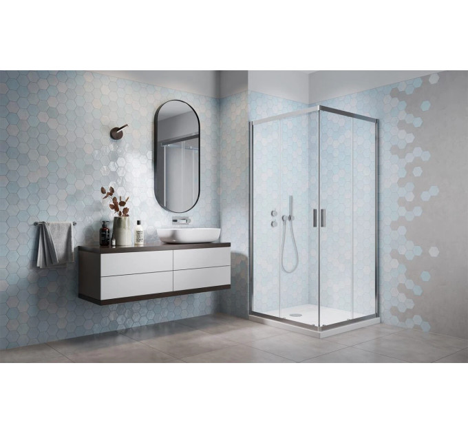 Душова кабіна прямокутна Alienta D 80х100 10258010-01-01 RADAWAY