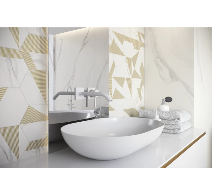 Плитка підлогова Calacatta SZKL RECT MAT 89,8x98,8 код 1942 Ceramika Paradyz