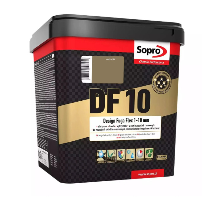 Затирка для швів Sopro DF 10 1083 умбра №58 (5 кг)