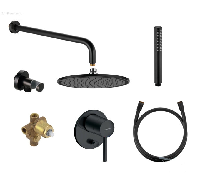 Душова система 7 в 1 Bozz 387363976 Black matt Kludi