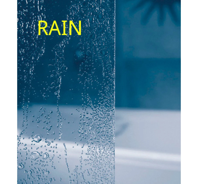 Шторка для ванни двохелементна VSK2 ROSA II 170 L Rain, RAVAK