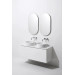 Умивальник 40 FORIU FO01 Glossy White SIMAS