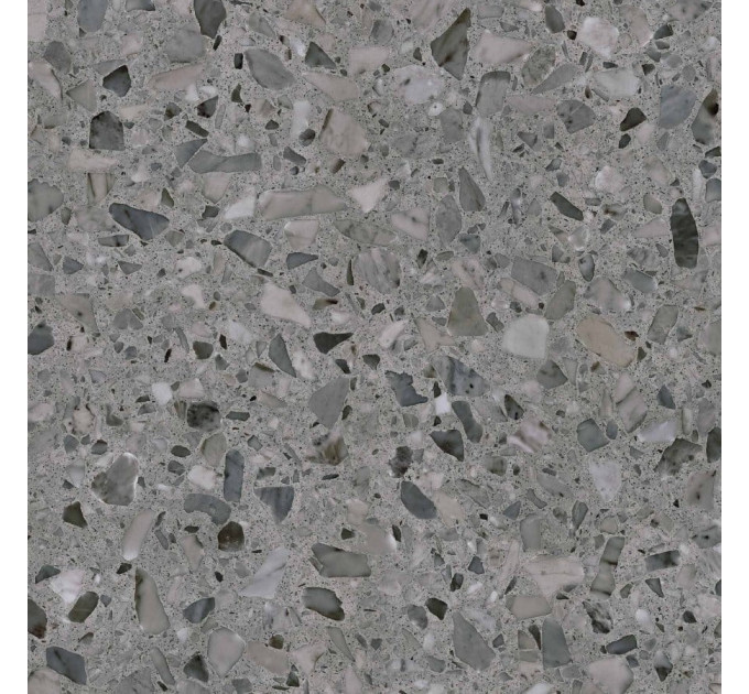 Плитка керамогранітна Terazzo Graphite RECT 598x598x8 Paradyz