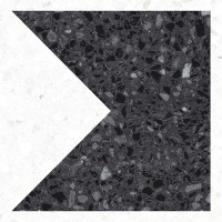 Плитка керамогранітна 4FCB Orcia-R Carbon 200x200 Vives