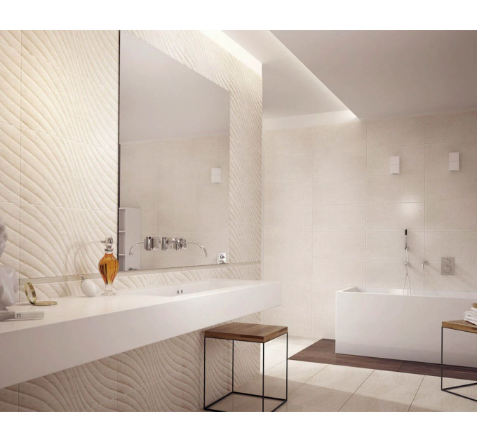 Плитка стінова Emilly Crema STR 30x60 код 7120 Ceramika Paradyz