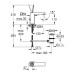 Змішувач для умивальника M-Size Eurocube Joy (23657000), Grohe