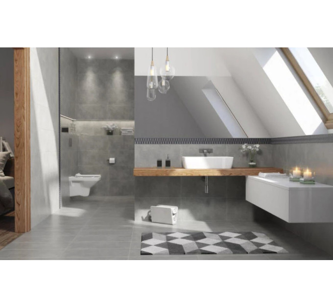 Плитка керамогранітна Dreaming Dark Grey 298598x8 Cersanit