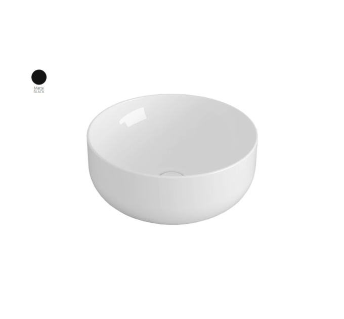 Умивальник BA 01 Balloon BA01NM Black matt SIMAS