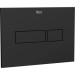 Комплект Інсталяція Duplo Nova WC з кнопкою Duplo Nova Black matt + Унітаз Alegra Rimless з кришкою Roca