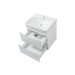 Шафка з умивальником 60 Smile Square White matt SM-60 ПБ+500.229.01.1 Air-Line