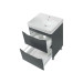 Шафка з умивальником 60 Smile Square Grey matt SM-60 НС+500.229.01.1 Air-Line