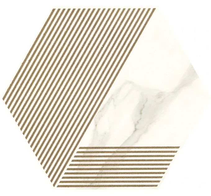 Декор Calacatta Hexagon A 171x198x9,4 Paradyz