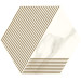 Декор Calacatta Hexagon A 171x198x9,4 Paradyz