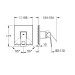 Змішувач для душу Eurocube (24061000), Grohe