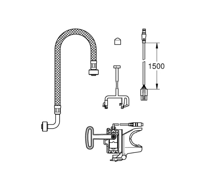 Монтажний комплект зливу Sensia Arena (46944001), Grohe