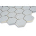 Мозаїка HEXAGON H 6002 Grey Silver 295х295х9 Кераміка Лео УКРАЇНА